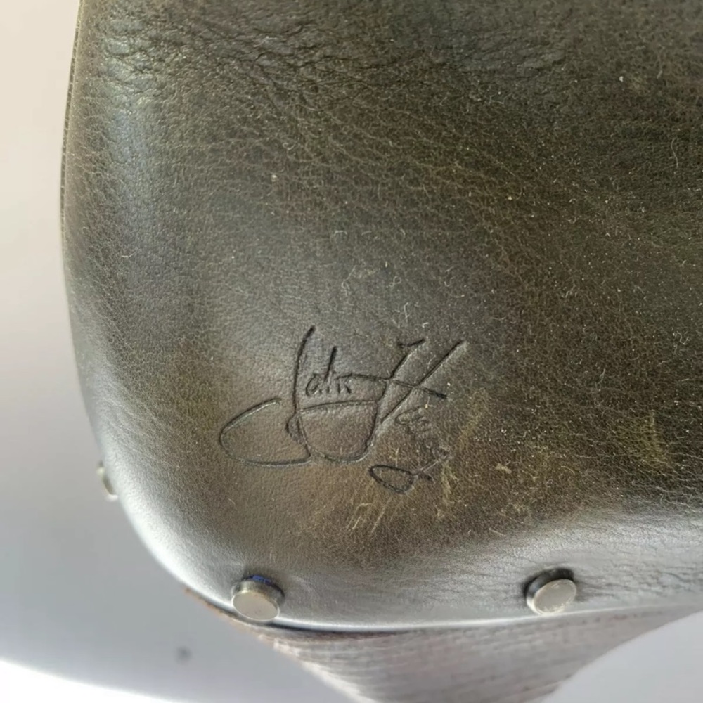 JOHN FLUEVOG RULES LOW PATTI BOOTS Studded Sz 6.5 - Picture 10 of 11